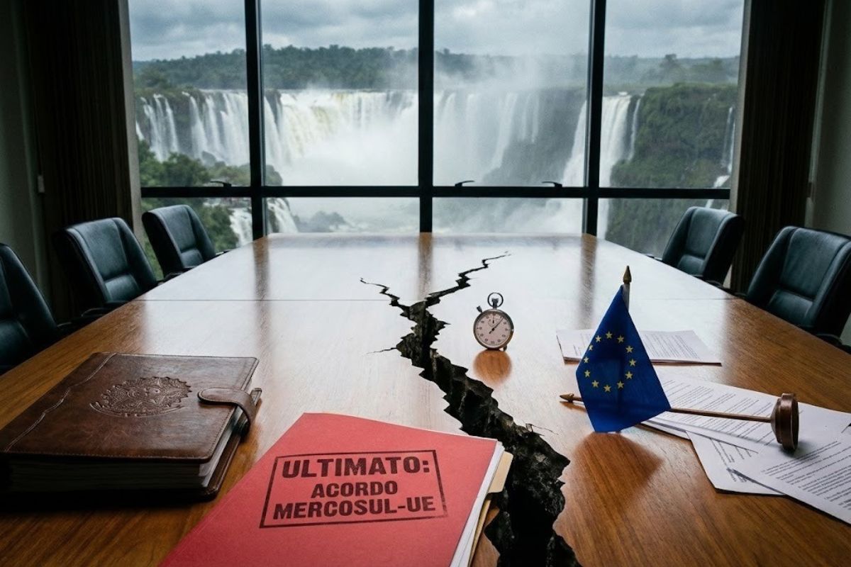 Lula dá ultimato à União Europeia e ameaça enterrar o acordo Mercosul-UE; cúpula em Foz do Iguaçu definirá o rumo das negociações entre blocos.