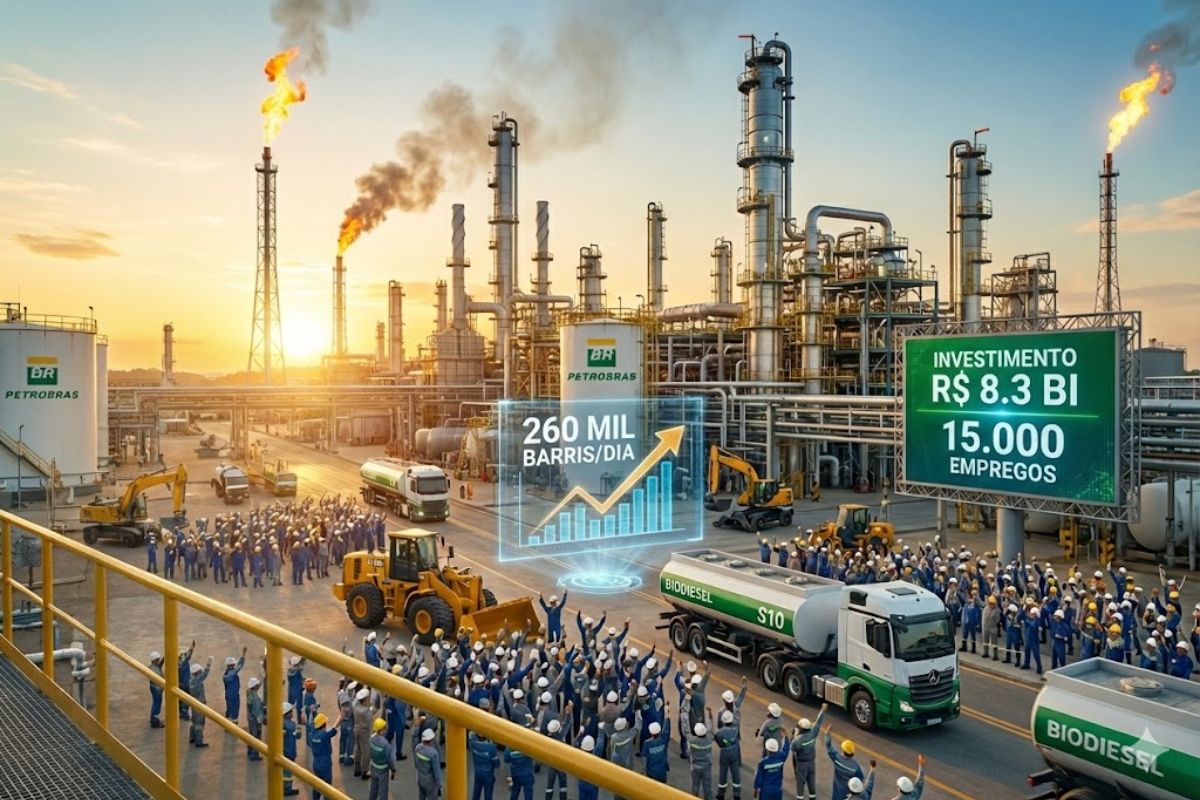 Petrobras amplia a refinaria Abreu e Lima em Pernambuco, gera empregos, aumenta produção de biodiesel S10 e reforça investimentos em refino e energia no país.