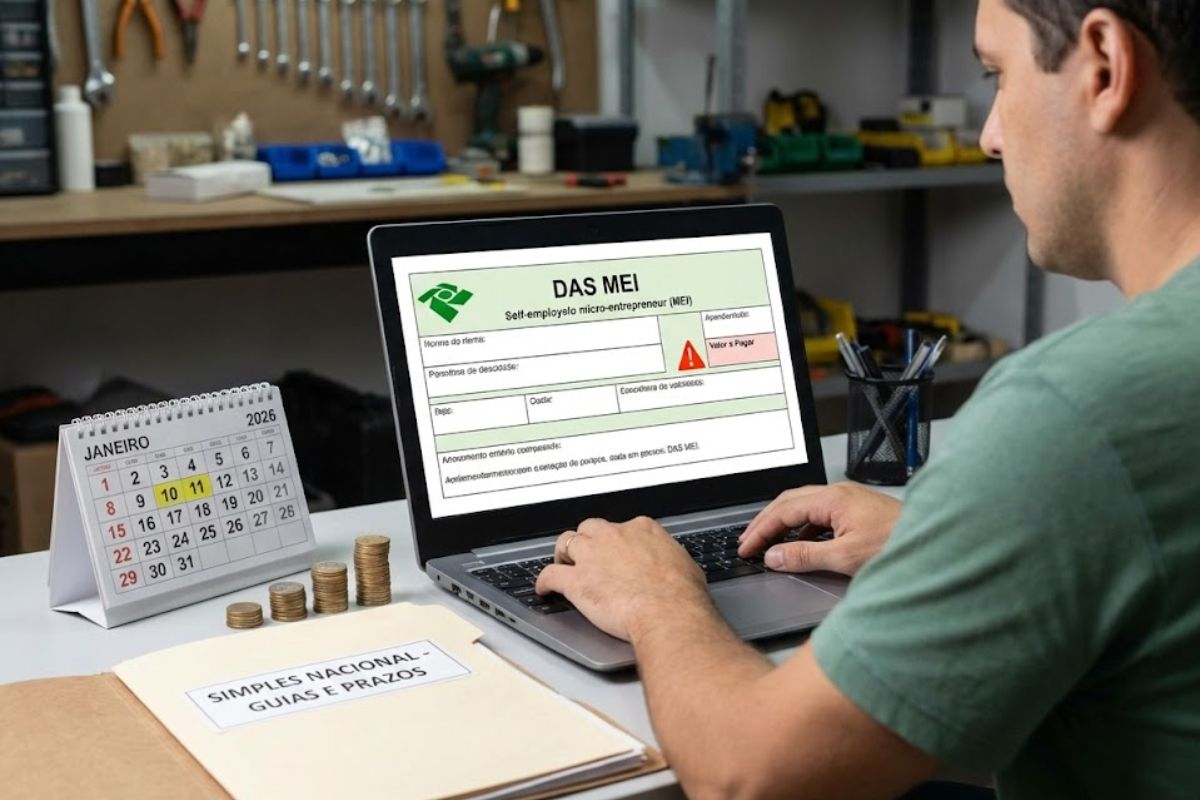 Com o salário mínimo reajustado, MEIs terão aumento na contribuição mensal do DAS no Simples Nacional; veja quanto pagar e prazos de regularização.