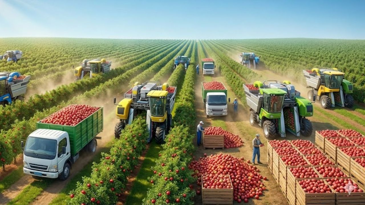 Maior fazenda de maçãs do Brasil produz 100 mil toneladas por ano, opera 20 fazendas com tecnologia avançada, domina exportações e ainda lidera o maior império global