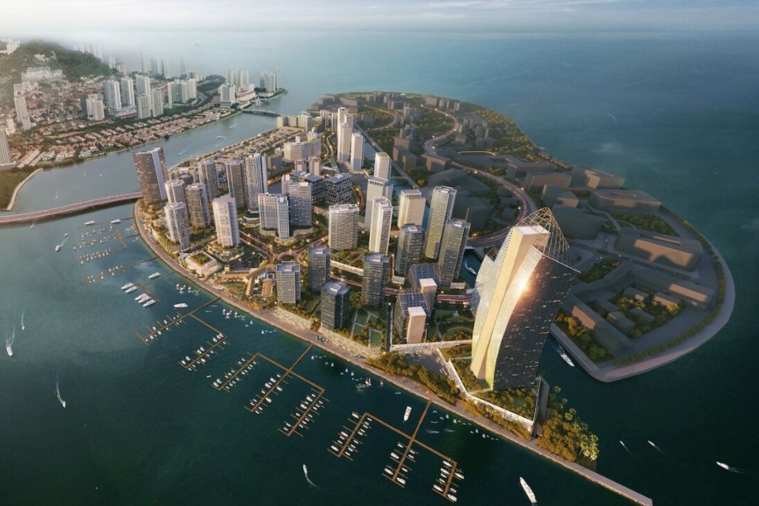 En Malasia, la isla artificial multimillonaria Andaman en Penang enfrenta el fantasma de Forest City y prueba el apetito global por megaprojectos costeros.