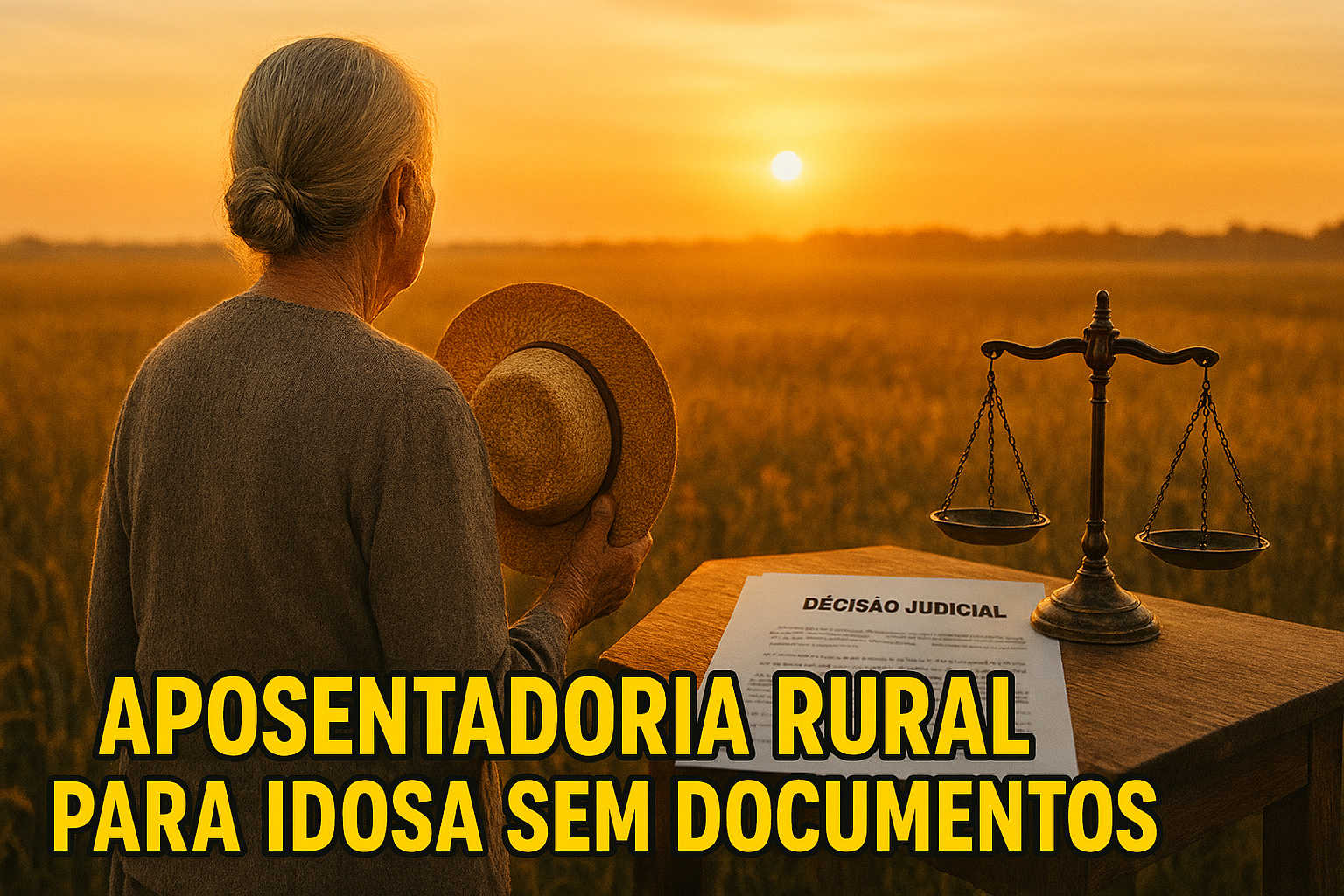 Mesmo sem documentos de trabalho, Justiça Federal garante aposentadoria rural a idosa de 63 anos, analfabeta, e decisão pode destravar milhares de benefícios negados no país