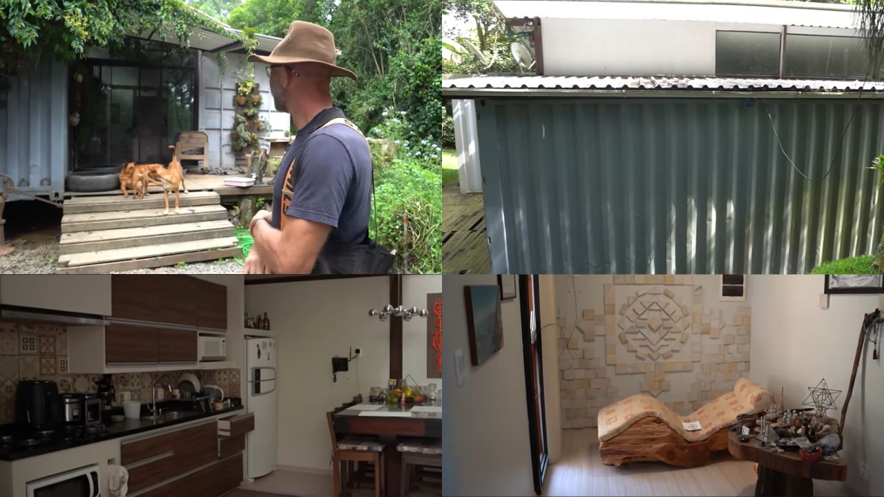 Vida autosuficiente con energía solar, café en la mata, bunker de alimentos y remedios naturales para vivir fuera del sistema en Santa Catarina.