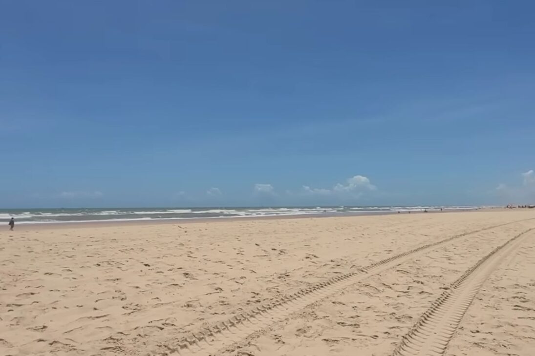 Video muestra cómo el mar retrocedió en Aracaju, amplió la franja de arena en la playa de Atalaia y expuso el papel del Río Sergipe y de las piedras en el Río Sergipe.