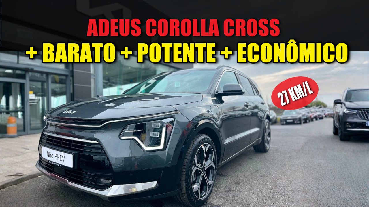 corolla cross - toyota - suv - kia niro - novo suv - mercado automotivo - hibrido - autonomia