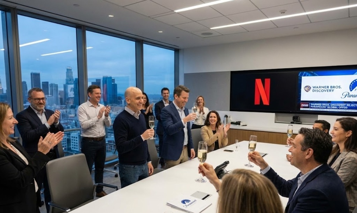 Netflix disputa a Warner, envia carta aos acionistas, enfrenta a Paramount e usa a multa de US$ 5,8 bilhões para provar compromisso no acordo.