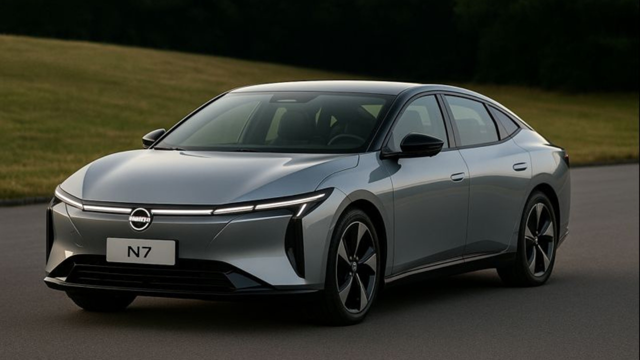 Desenvolvido na China, o Nissan N7 elétrico pode estrear no Brasil. Sedã é fruto da parceria Nissan Dongfeng e rival direto do BYD Seal.