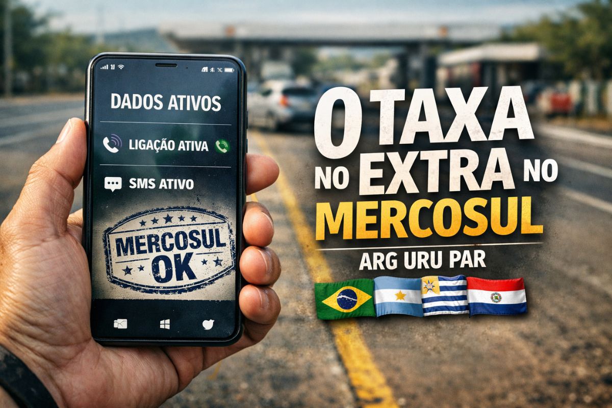A nova lei garante celular no Mercosul com internet móvel, plano nacional e fim do roaming internacional, tornando viagens mais simples e sem tarifas extras.