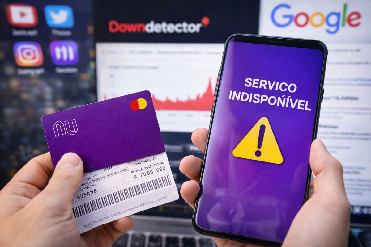 Nubank fora do ar expõe instabilidade Nubank, derruba Pix Nubank, lota Downdetector Nubank e mostra como o app do Nubank travado afeta pagamentos do dia.