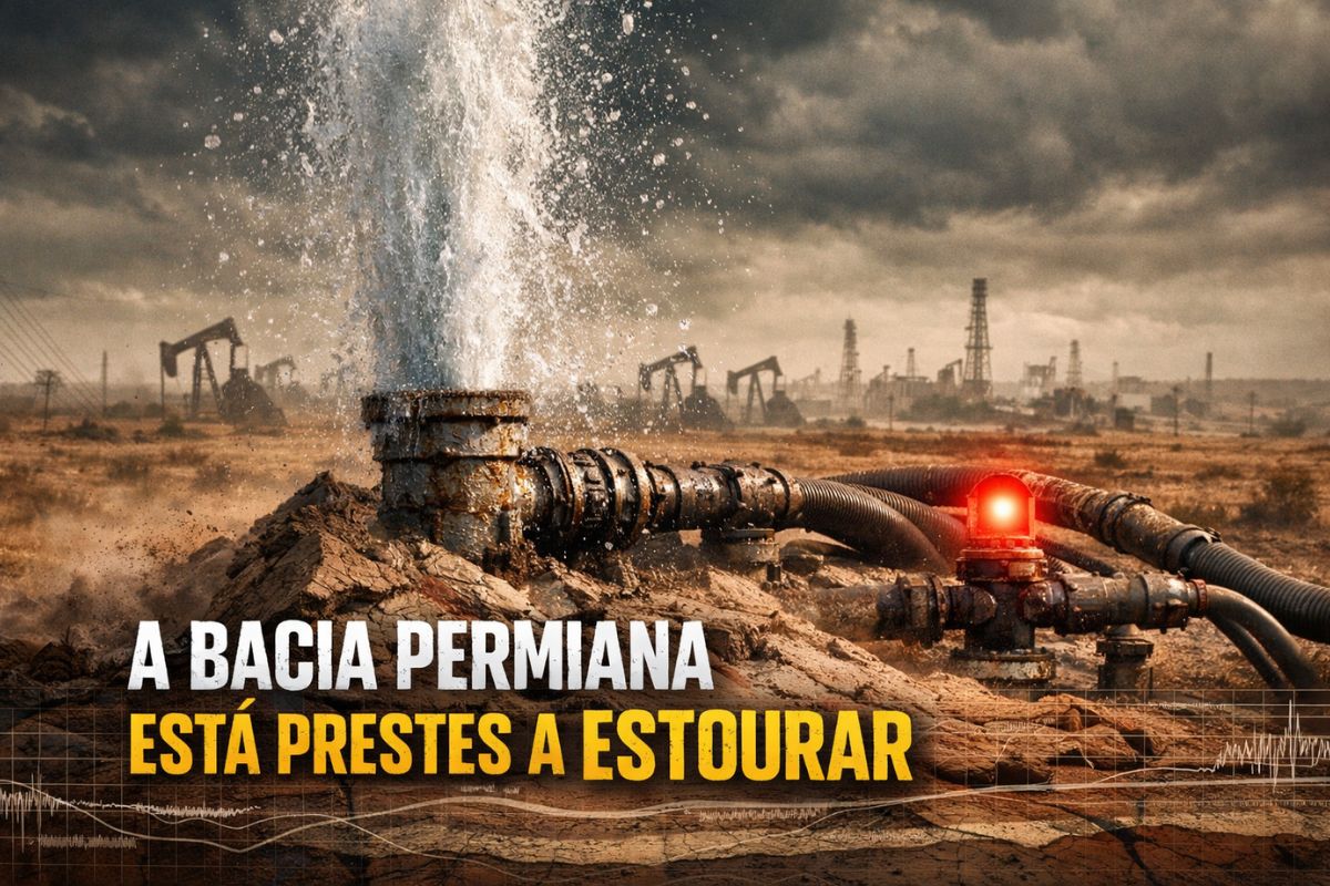 No maior campo petrolífero dos Estados Unidos, na Bacia Permiana, água salgada pressiona o subsolo do Texas, reativa poços abandonados e ameaça aquíferos rurais com riscos crescentes.