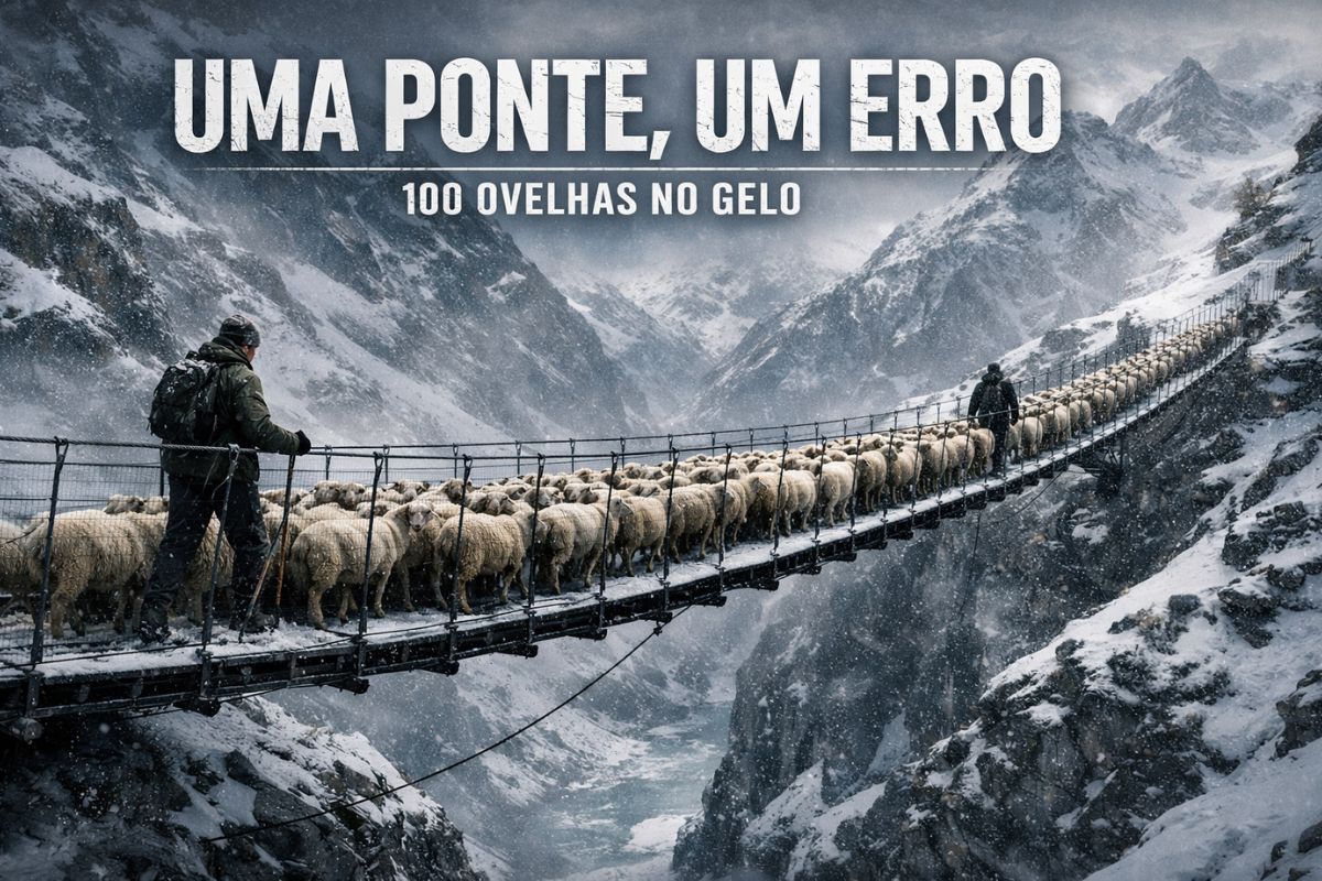 Pastores de ovelhas enfrentam gelo e risco em travessia alpina pelo Tirol do Sul, cruzando o glaciar dos Alpes e mantendo viva uma tradição milenar.