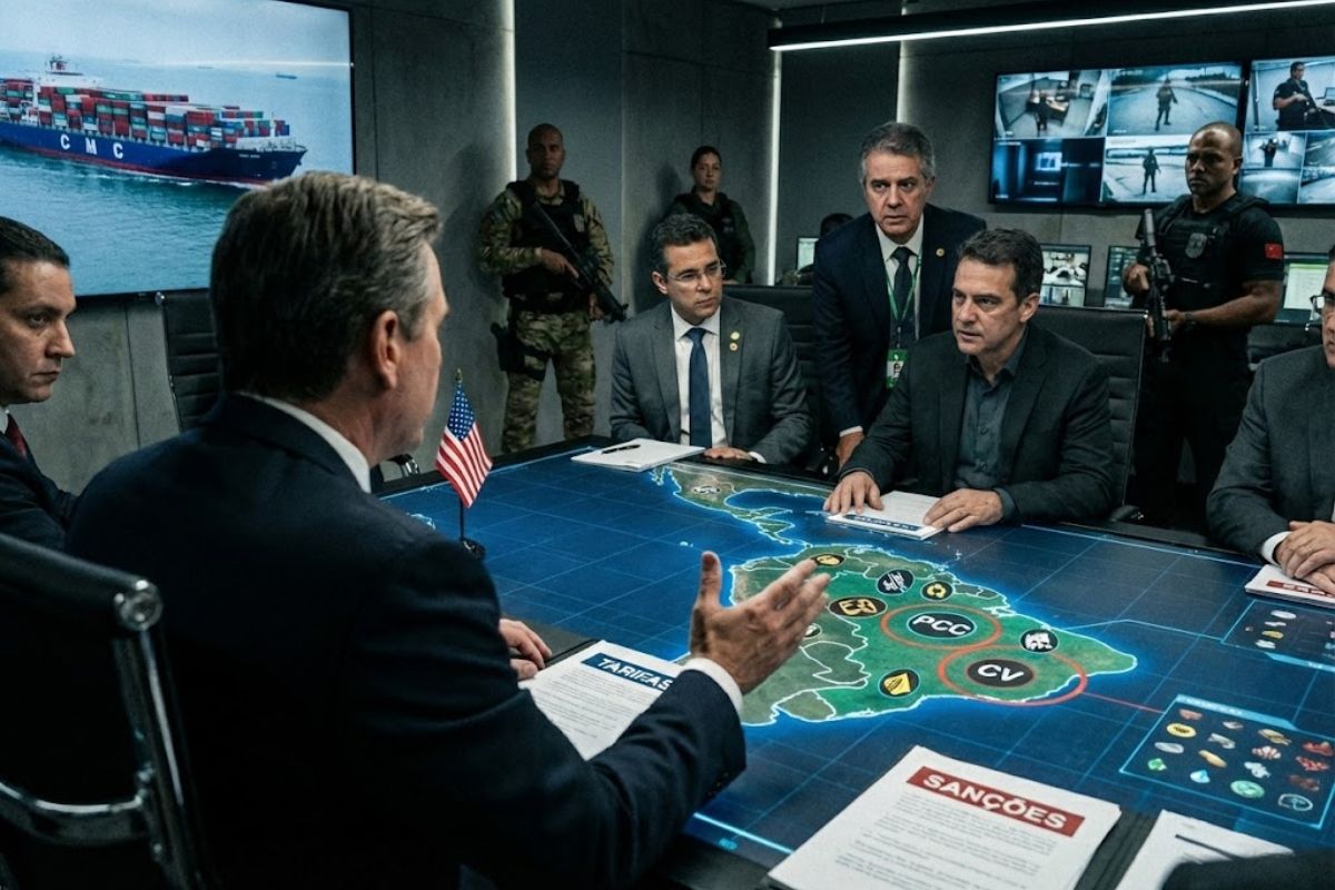 O plano de segurança de Trump reposiciona o Brasil na América Latina, confronta a China e usa tarifas e sanções como moeda de pressão na disputa por influência.