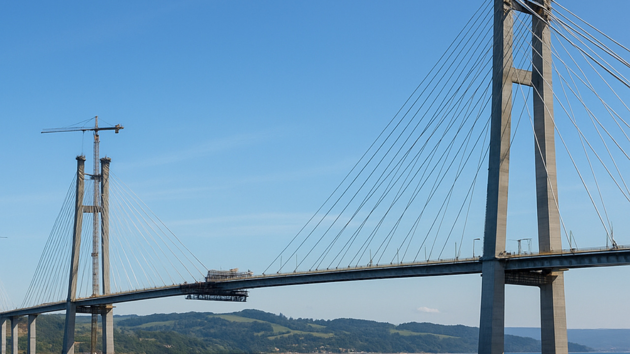 Chile avança em infraestrutura com a Ponte Chacao, obra de engenharia que cria conexão permanente entre continente e Ilha de Chiloé.