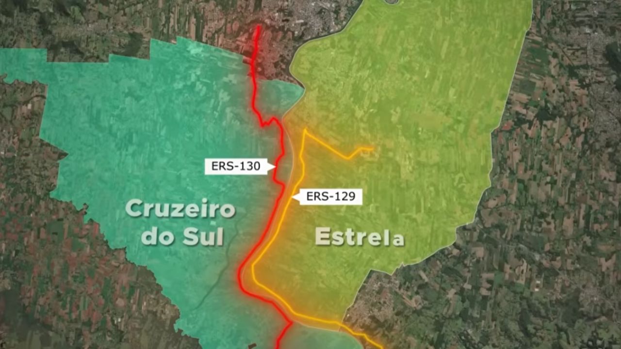Ponte dos Vales nasce após a enchente de 2024 travessia elevada de 3,1 km entre Cruzeiro do Sul e Estrela, rota alternativa segura BR386-RS287, R$ 288 milhões, entrega em 2027 (3)