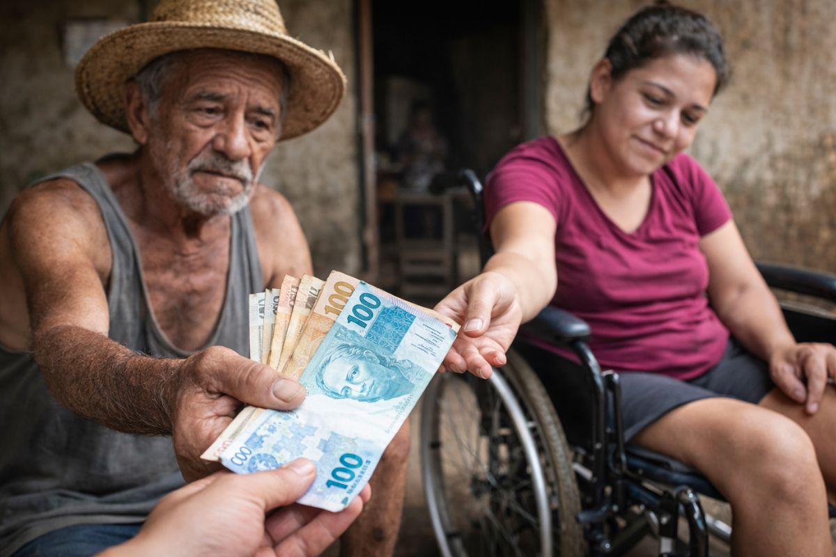 Como o BPC LOAS, benefício do governo vinculado ao Cadastro Único, exige laudo médico e renda baixa para pessoas com deficiência receberem um salário mínimo.