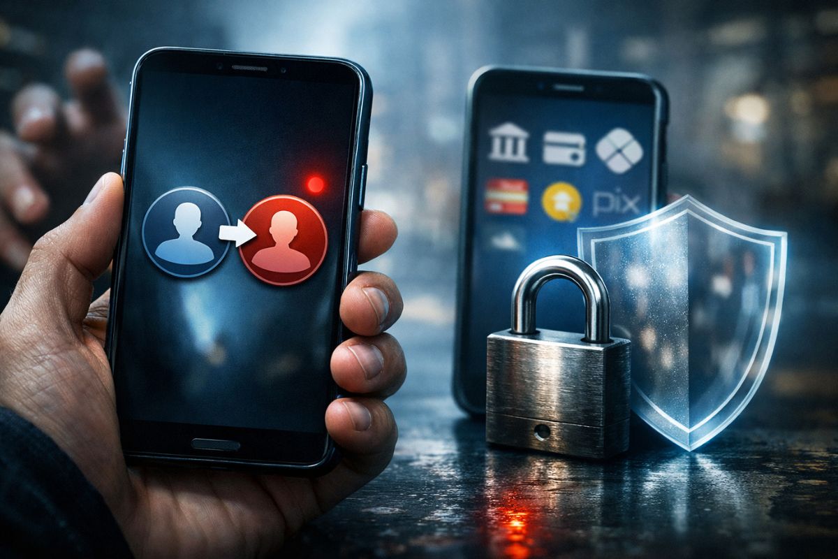 Como blindar o Pix com múltiplos usuários no Android, criando segundo aparelho para banco com usuário Pix separado e segurança digital no celular contra furtos.