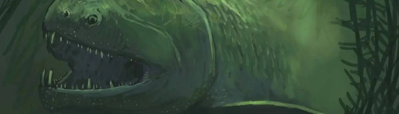 Com até 7 metros de comprimento, dentes de 20 cm e força predatória sem paralelo, o Rhizodus hibberti é apontado pela ciência como o maior peixe predador de água doce que já existiu