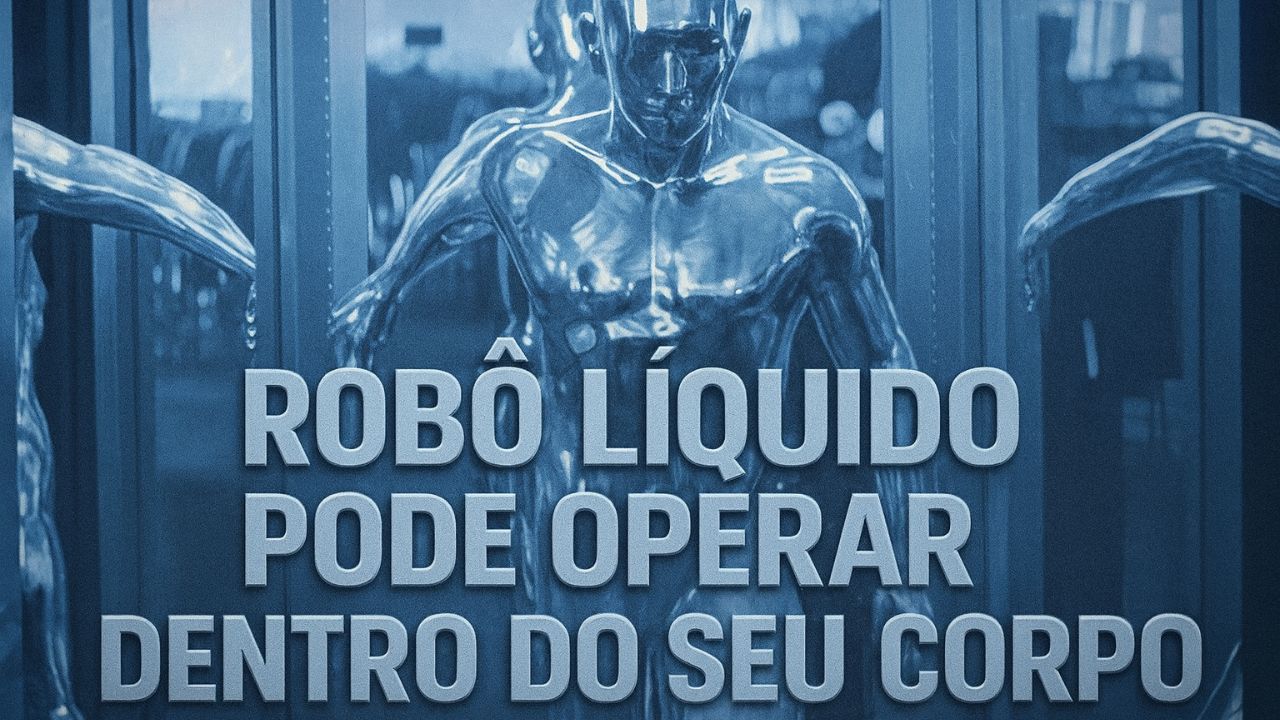 Robô líquido criado por pesquisadores coreanos atravessa metal, muda de forma, se recompõe sozinho e abre caminho para usos médicos e operações em máquinas complexas (1)