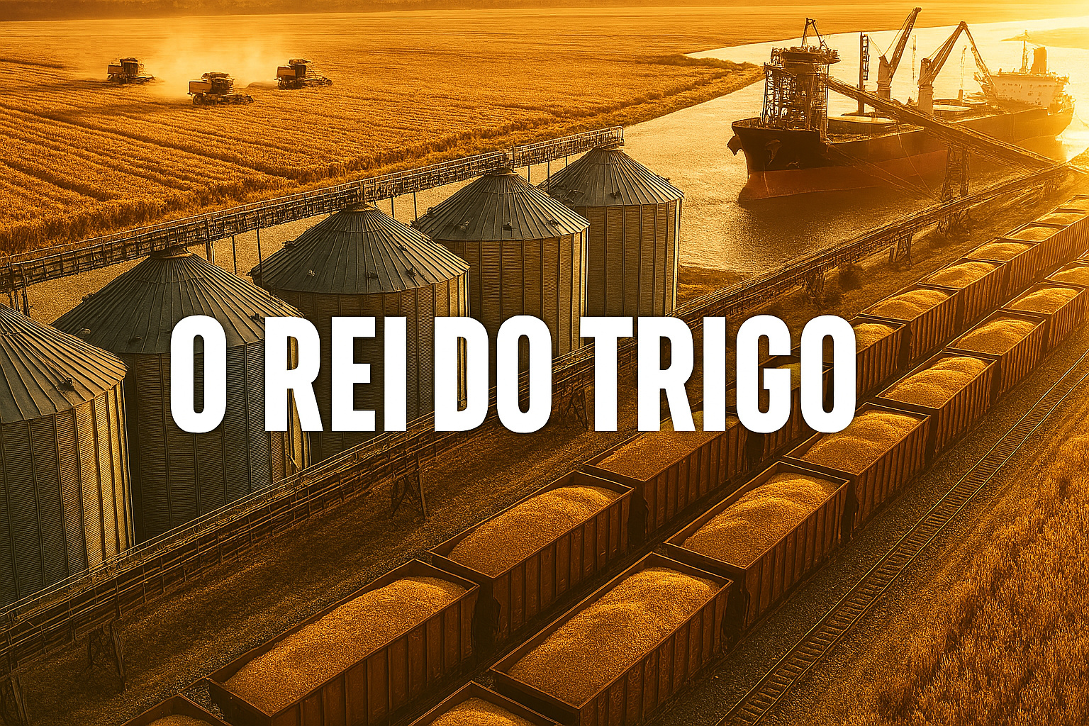 O país que domina o mercado mundial de trigo: produz e exporta dezenas de milhões de toneladas por ano com operações logísticas que abastecem três continentes