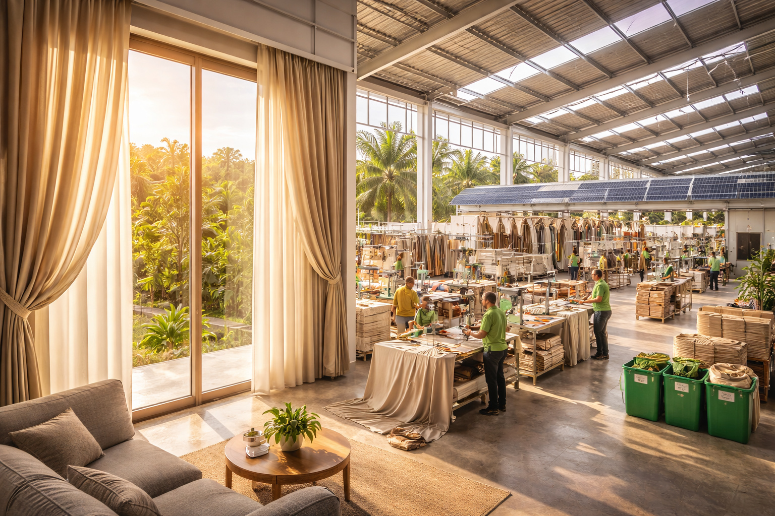 Sustentabilidade transforma a indústria de cortinas no Nordeste