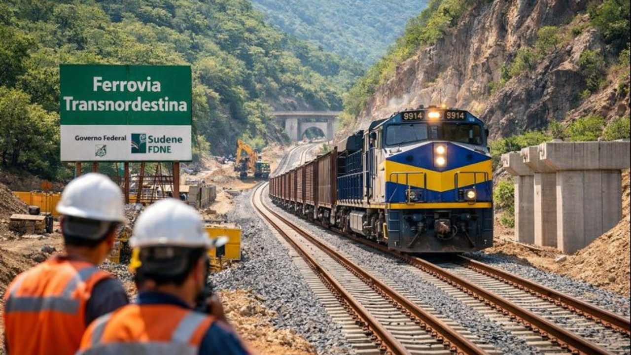 Sudene libera recursos do FDNE para a Transnordestina e amplia investimentos em infraestrutura e transporte ferroviário de cargas.