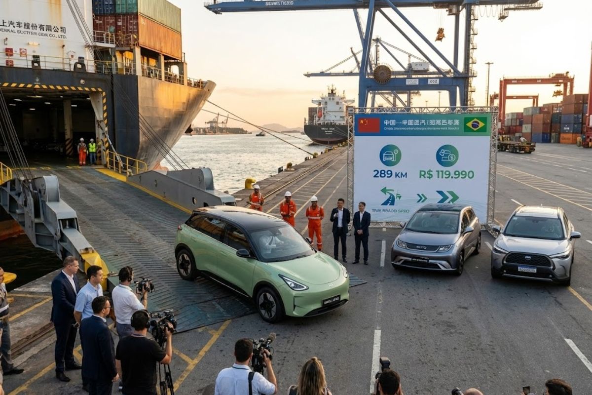 Geely EX2 chega como carro elétrico para enfrentar BYD e Toyota entre carros elétricos de entrada no Brasil, unindo espaço, autonomia e preço competitivo.