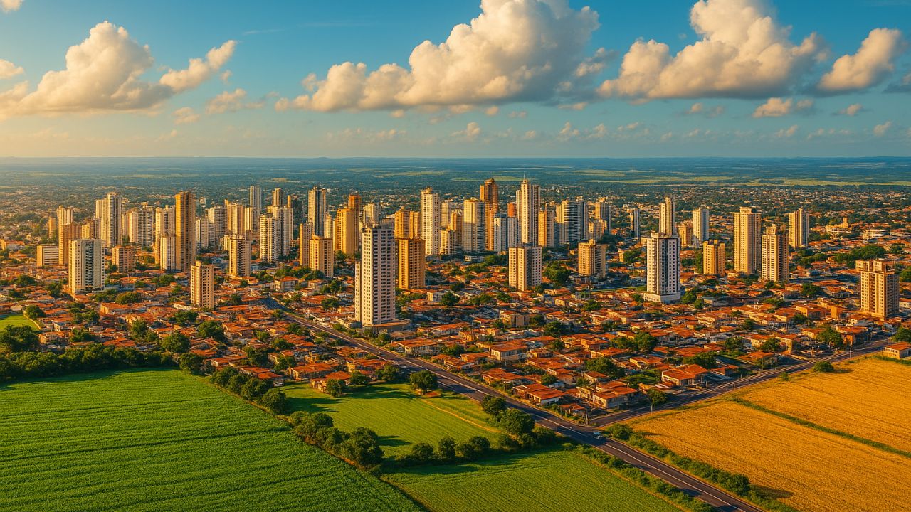Veja as 20 cidades brasileiras que mais cresceram entre 2010 e 2025, ultrapassam 100 mil habitantes e explodem em população graças a agronegócio, indústria