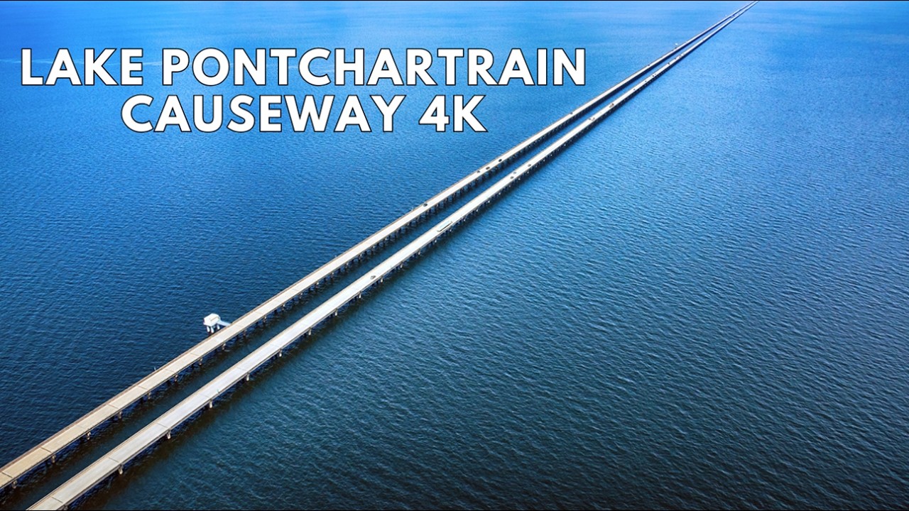 Con casi 40 km de extensión sustentados por más de 9.500 pilas de concreto clavadas en el fondo de un lago, este puente forma una de las líneas continuas más largas jamás construidas sobre el agua