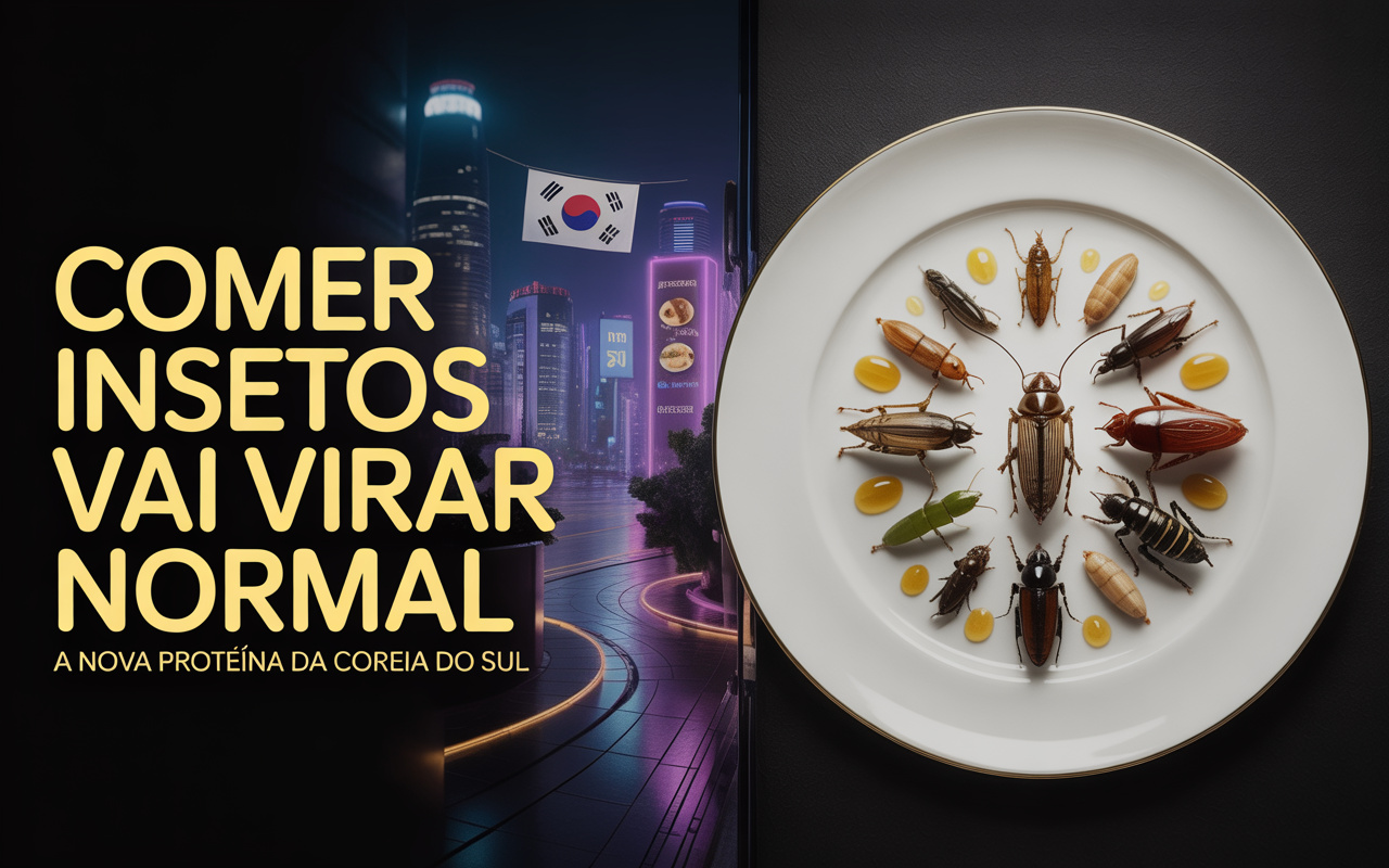 Com 10 espécies de insetos liberadas para consumo humano, mercado anual entre US$ 120 milhões e US$ 150 milhões e consumo médio ainda abaixo de 100 gramas por pessoa, a Coreia do Sul transforma proteína alternativa em nova fronteira da alimentação funcional