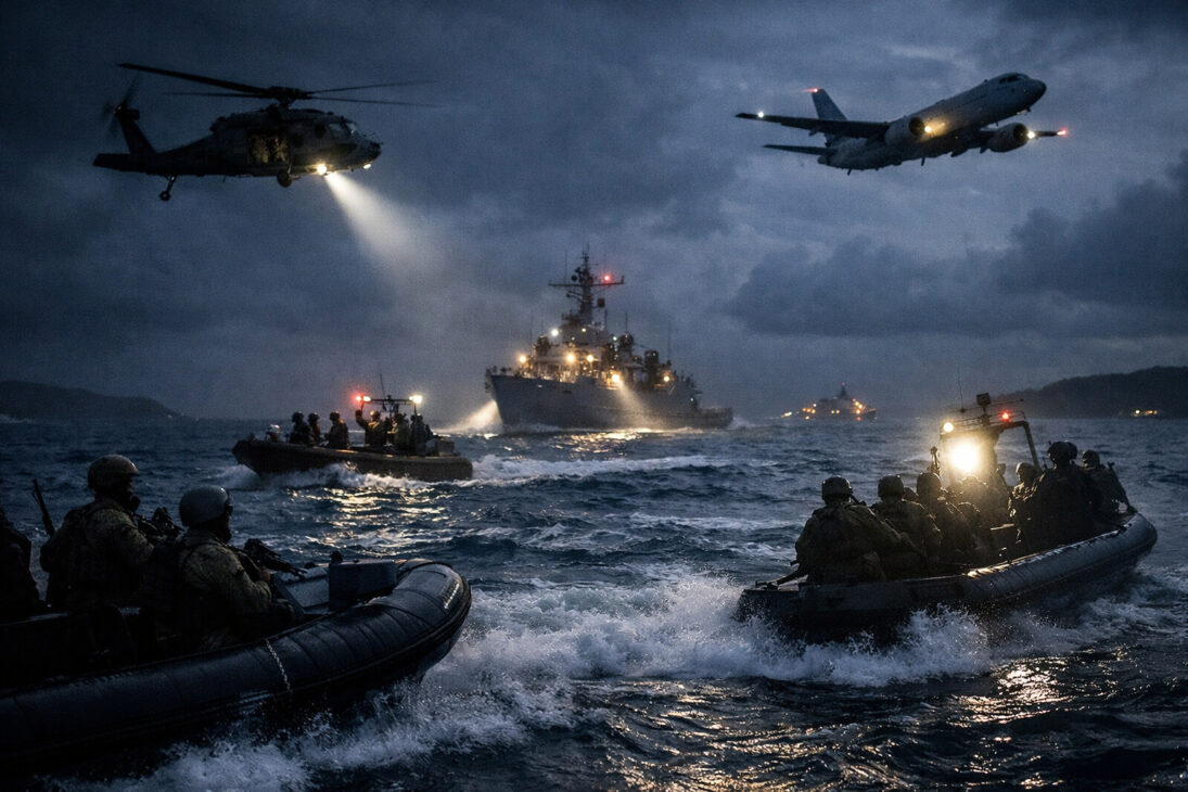 ataque de los Estados Unidos a barcos sospechosos de tráfico de drogas en el Caribe