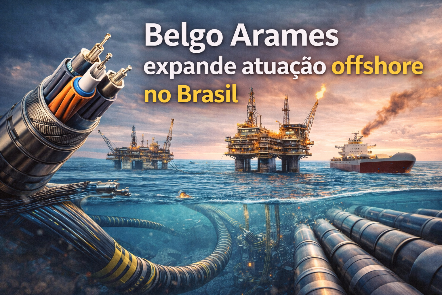 Belgo Arames amplia presença no segmento offshore e fortalece a produção de petróleo no Brasil