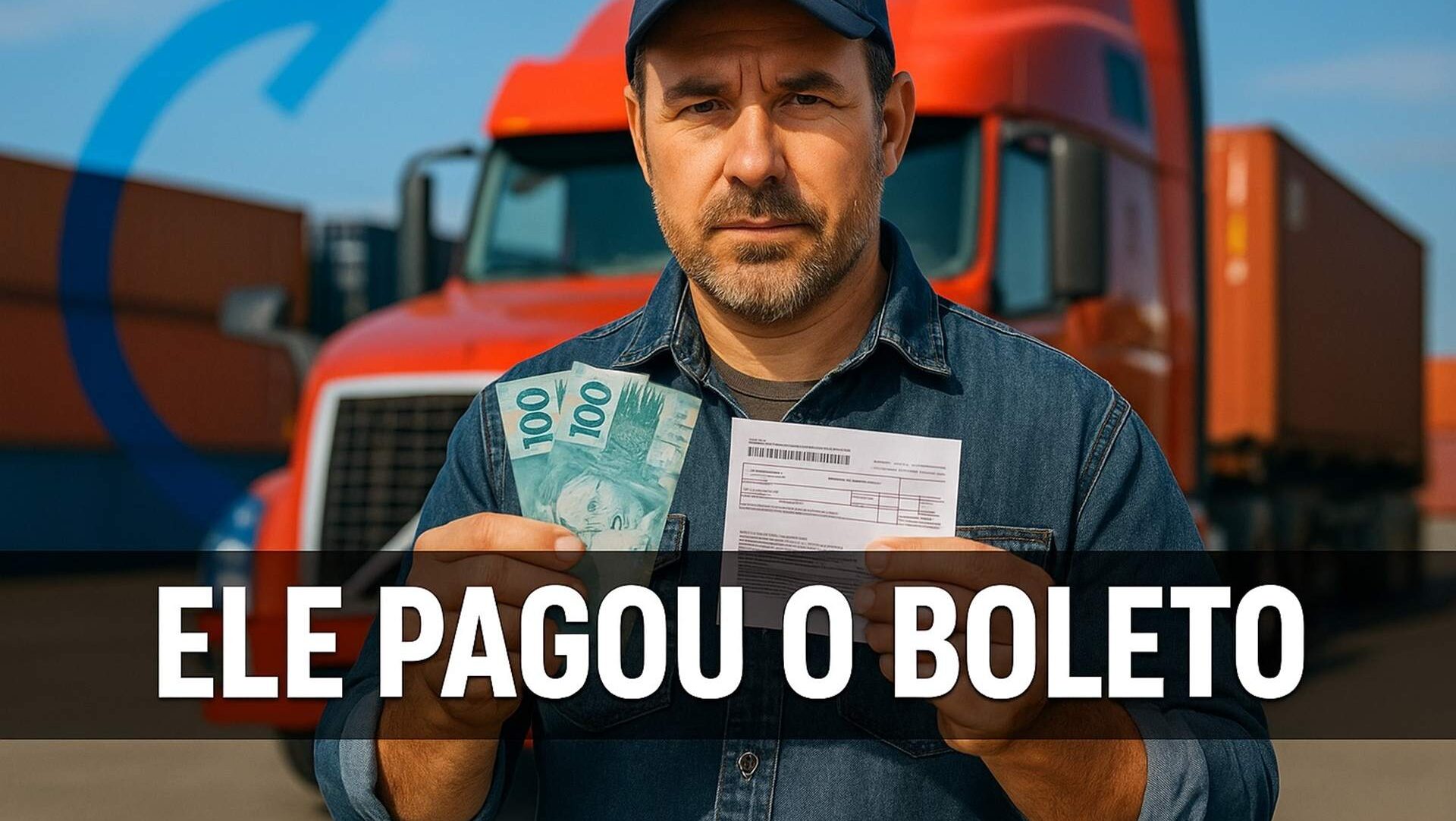 Caminhoneiro encontra R$ 2.650 na rua, vê boleto prestes a vencer e paga a conta por conta própria, surpreendendo a dona