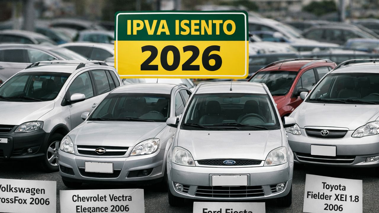 A partir de 2026, diversos carros usados passarão a ficar isentos de IPVA em todo o país. Entenda quais modelos serão beneficiados, por que a medida foi adotada e como ela impacta os motoristas.