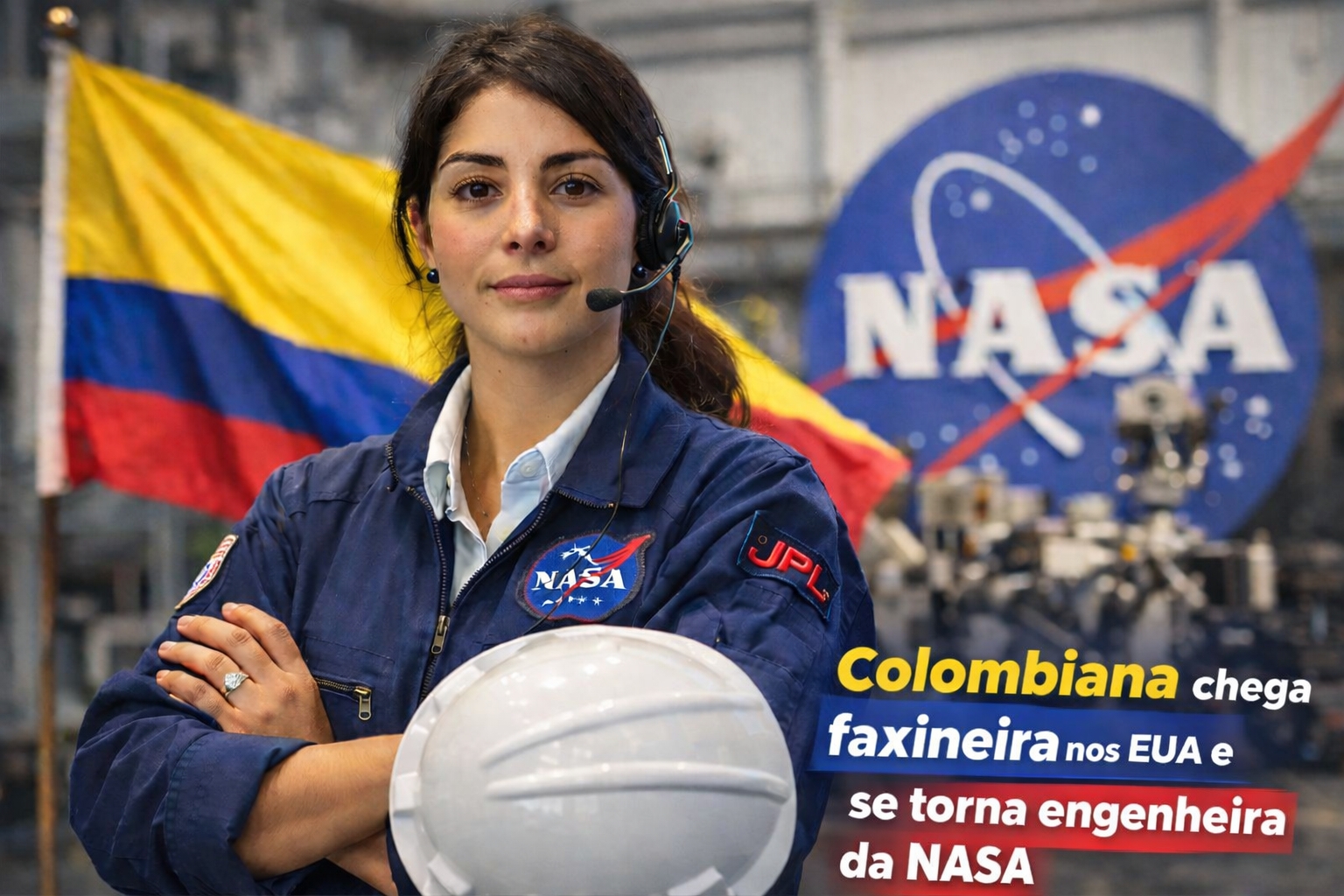 Engenheira: Aos 17 anos, colombiana deixa tudo para trás, chega aos Estados Unidos com apenas 300 dólares e sem falar inglês, trabalha como faxineira e vira engenheira da NASA