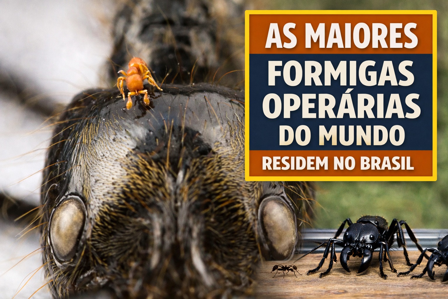 Formigas, maiores formigas do mundo