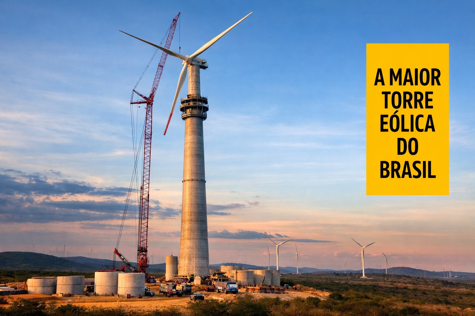 Casa dos Ventos, Torre eólica, energia