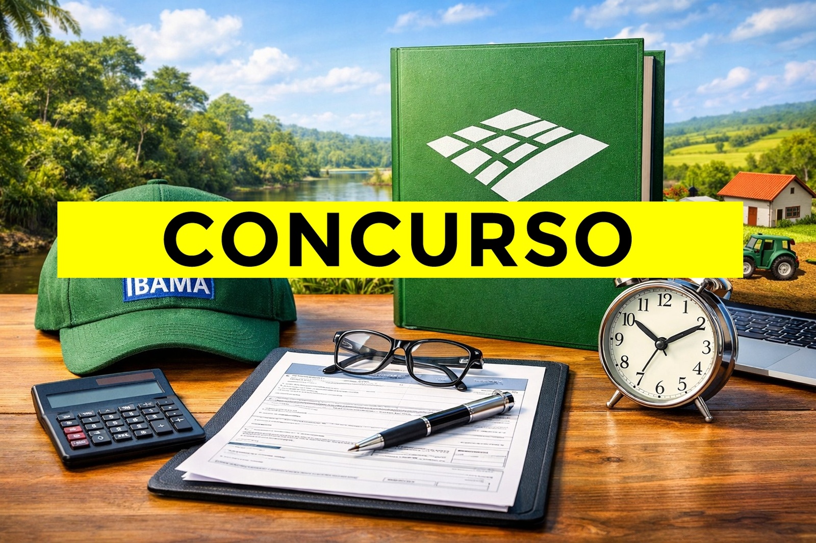 Ibama e Incra abrem concursos com 60 vagas de nível superior, salários até R$ 9,8 mil, inscrições abertas até 8 de janeiro de 2026 e benefícios garantidos