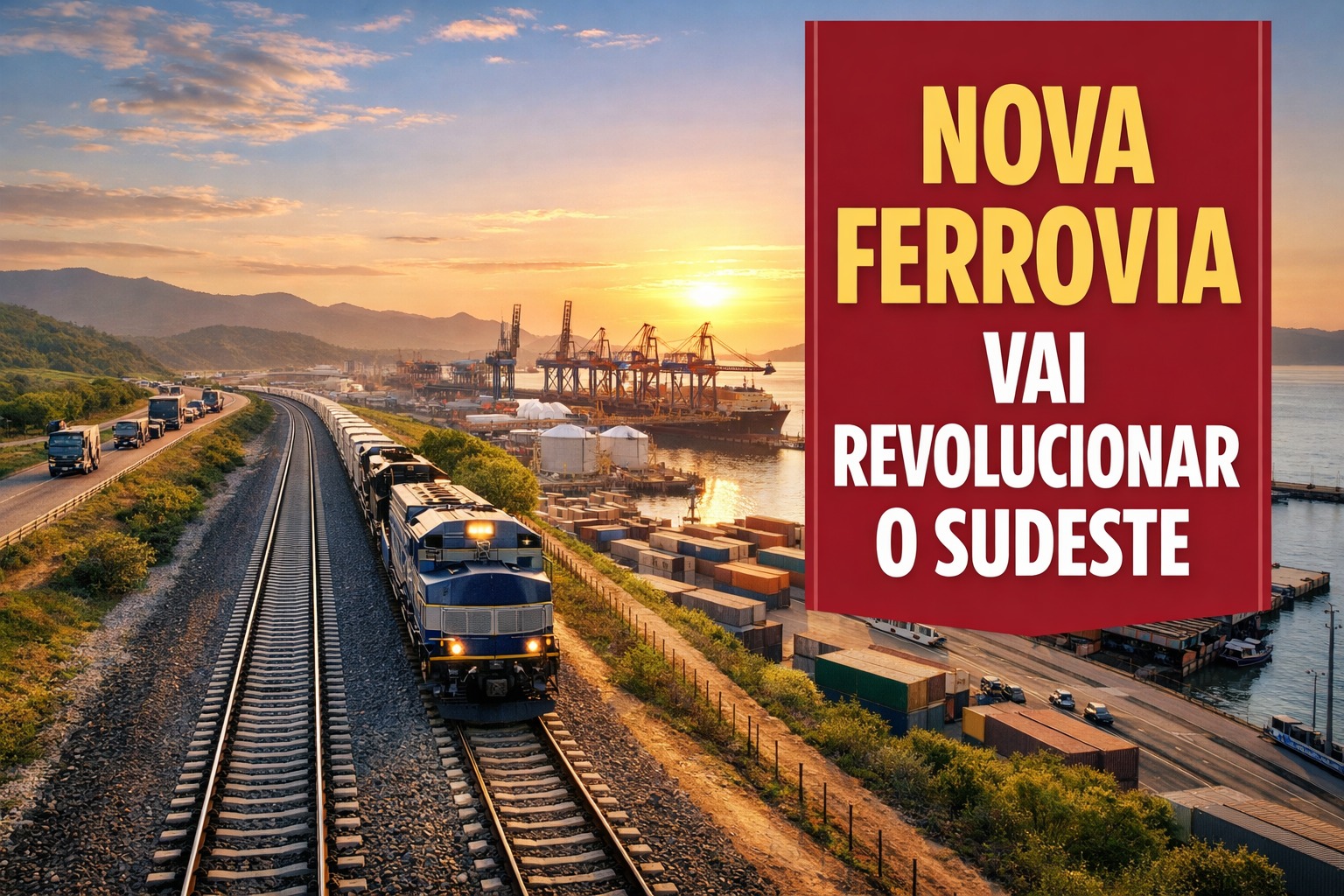 Ferrovia, Nova linha de trem, Sudeste, mega projeto