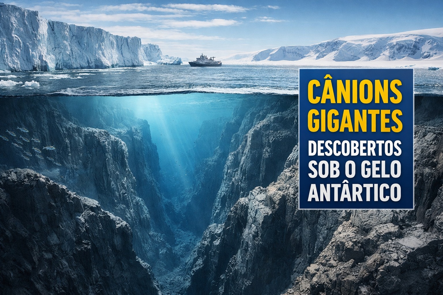 Antártida, Cânions