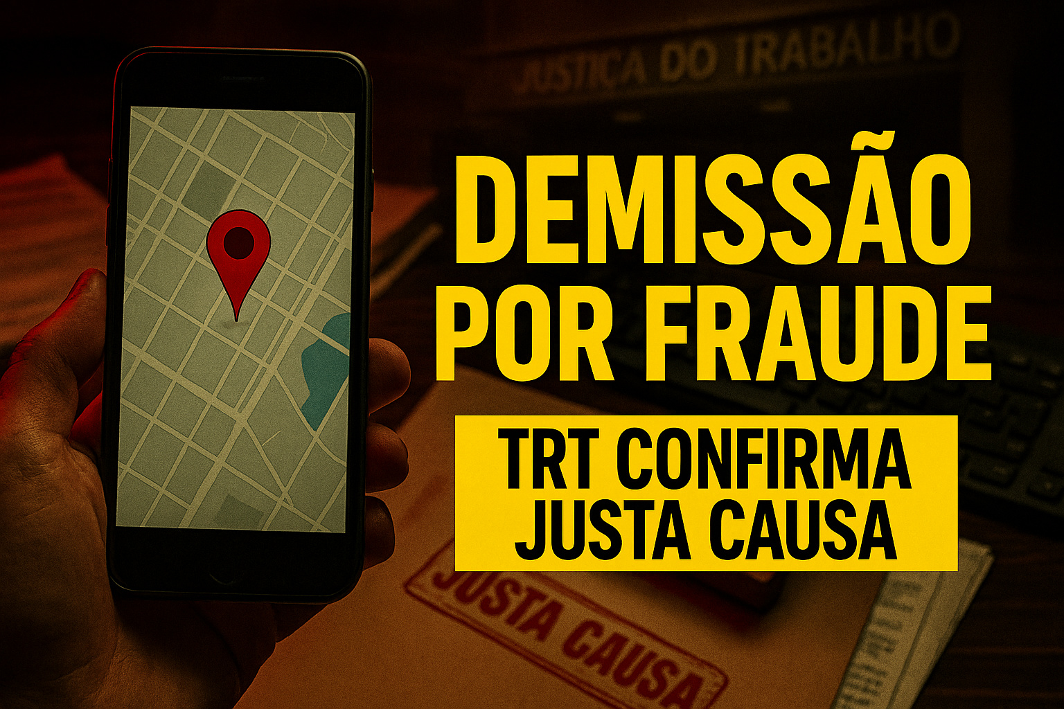 Justiça mantém demissão por justa causa de repositor que falsificava localização para fraudar registro de ponto: TRT da 4ª Região confirma mau procedimento, valida provas digitais e mantém punição máxima