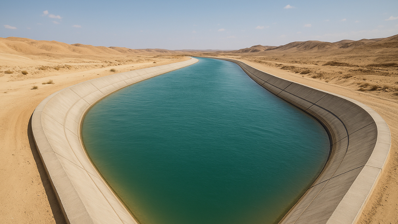 Projeto de engenharia hídrica usa dessalinização da água para levar desenvolvimento e agricultura ao deserto do Negev, em Israel.