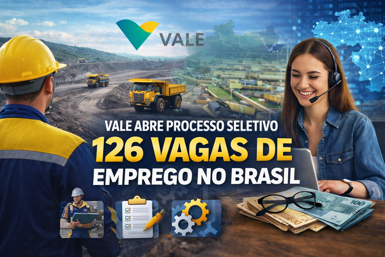 Quer trabalhar na Vale? Empresa amplia contratações e cria novas oportunidades pelo país