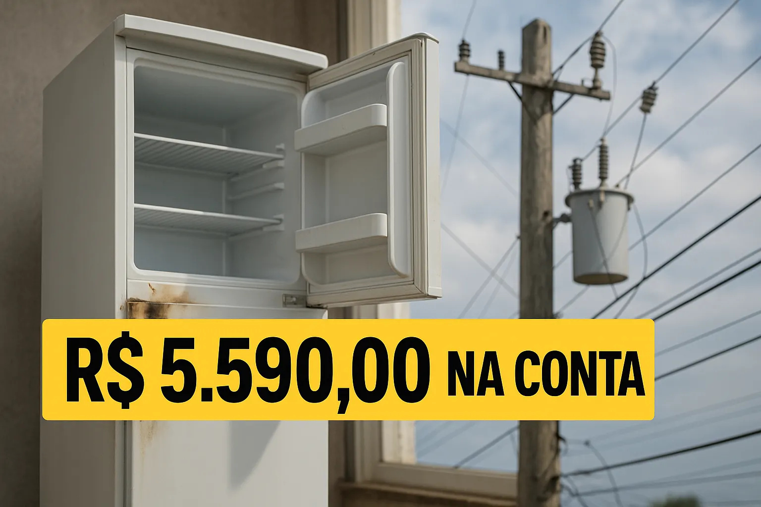 Justiça condena Energisa Paraíba a pagar R$ 5.590 por danos morais e materiais após oscilação elétrica que queimou geladeira