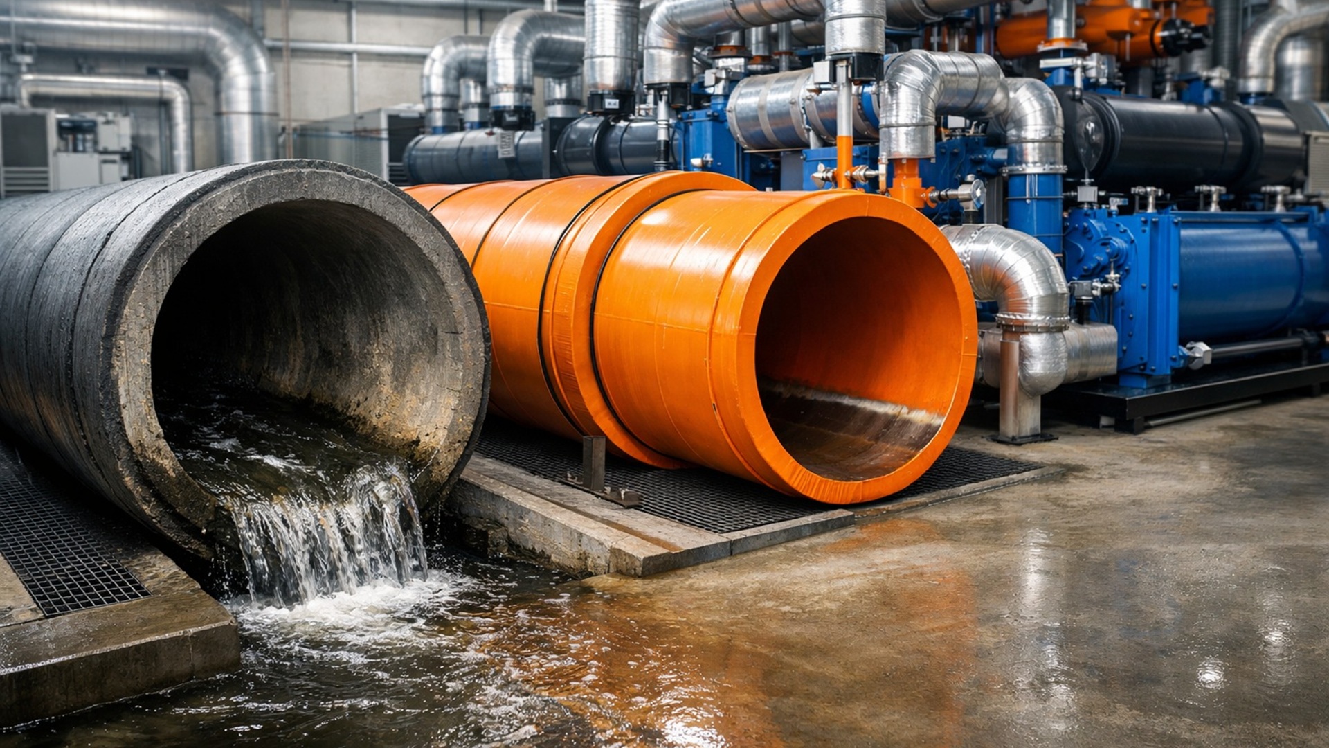 Sistema em Denver usa calor do esgoto para aquecer e resfriar prédios, reduzindo emissões, custos energéticos e dependência de caldeiras.