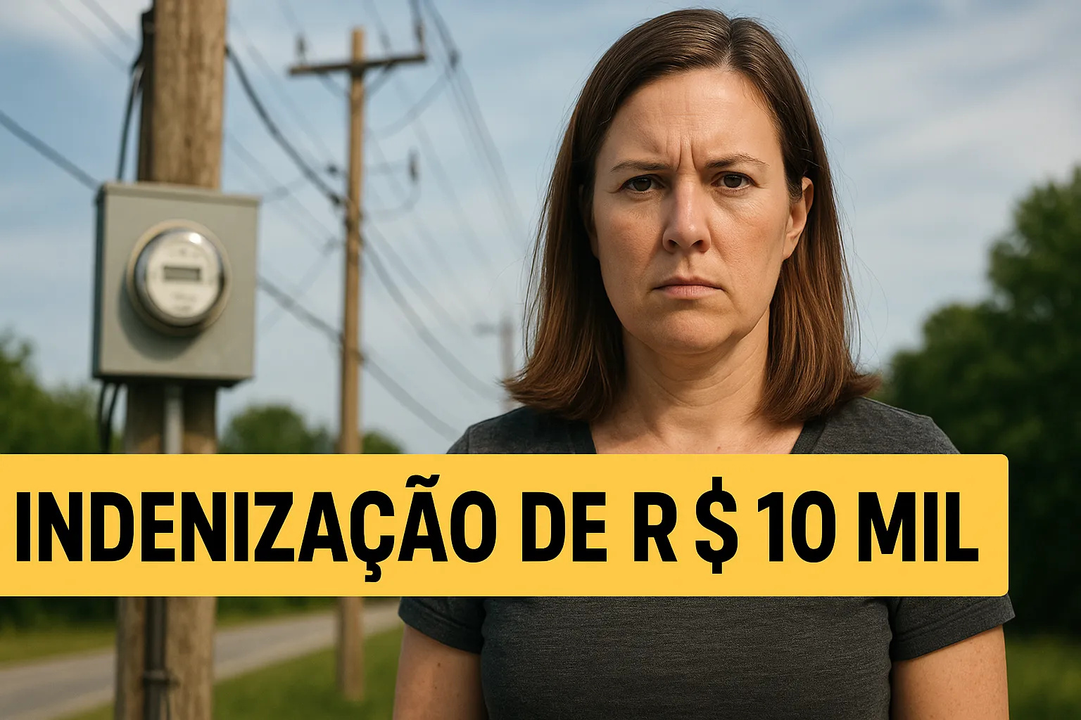 Enel é condenada a pagar R$ 10 mil após corte de energia e negativação indevida em 33 dias, com decisão do TJCE