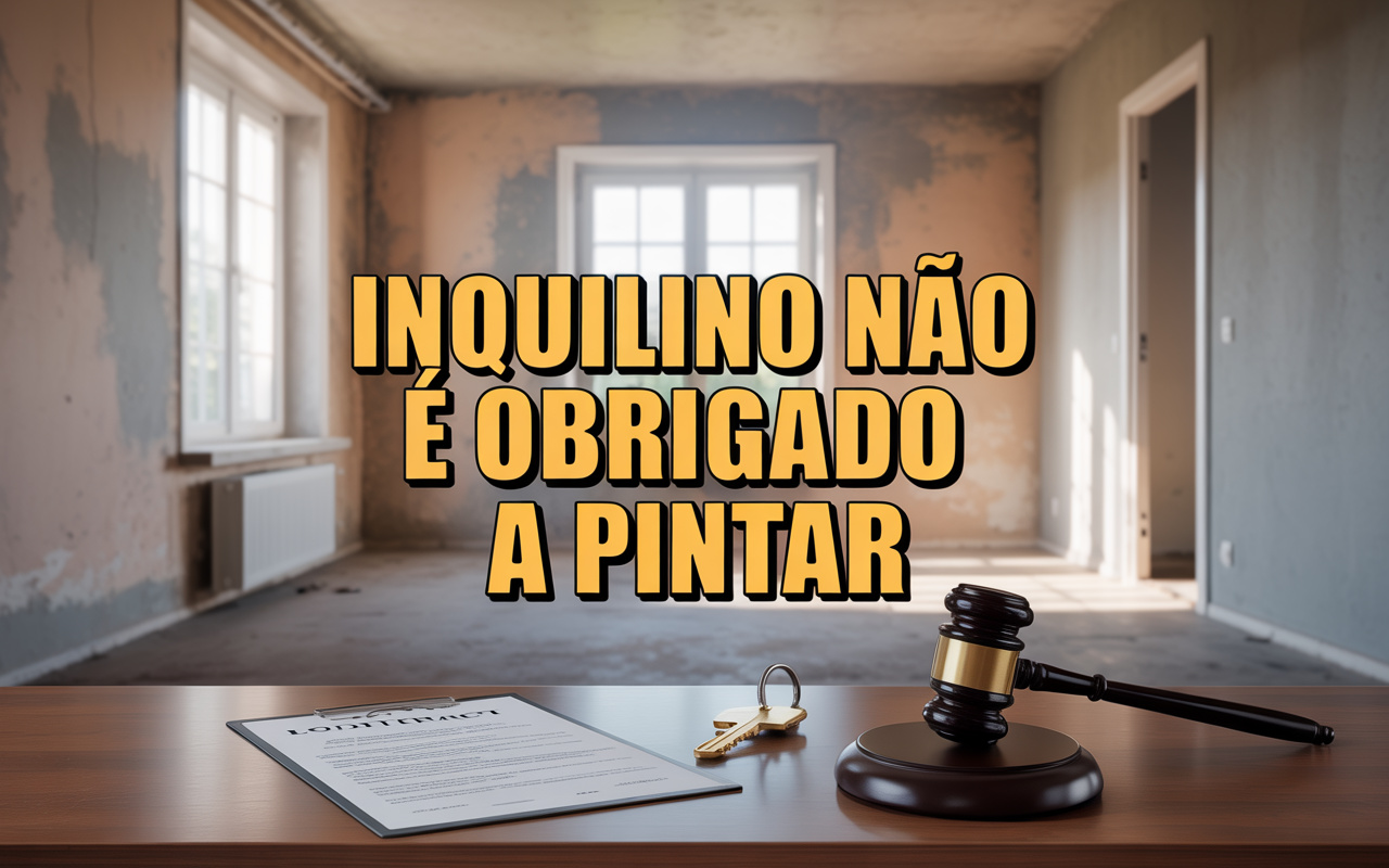 Cláusula pouco conhecida da Lei do Inquilinato garante que o inquilino não é obrigado a devolver o imóvel com pintura nova, mesmo que o contrato tente impor essa exigência