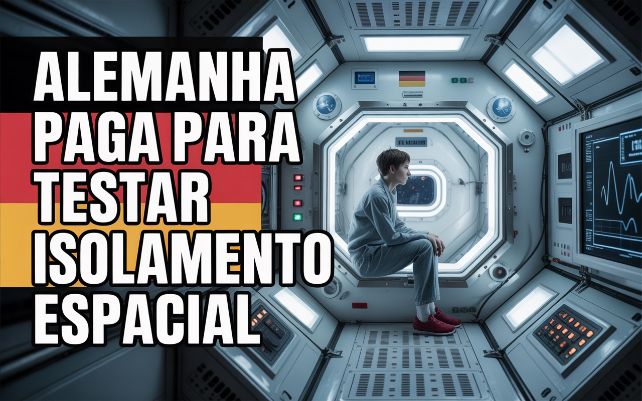 Com pagamento de cerca de R$ 140 mil por 100 dias de confinamento, pesquisa alemã recruta voluntários para simular isolamento espacial extremo e brasileiros podem se candidatar