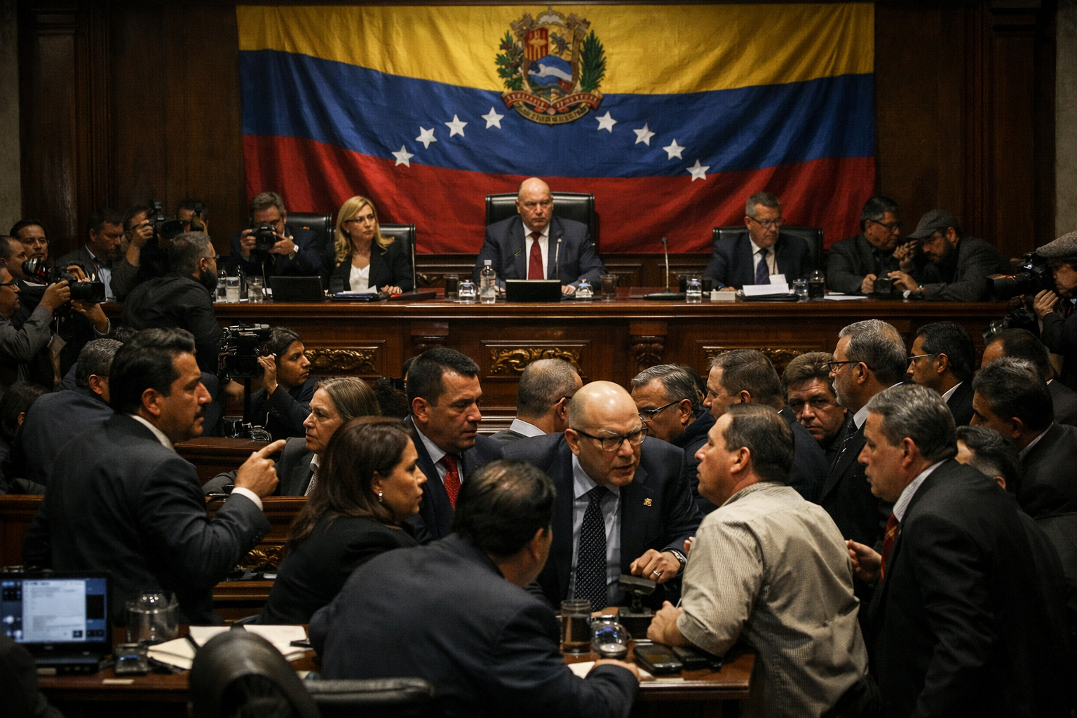 Parlamento da Venezuela aprova lei contra pirataria e bloqueios com penas severas