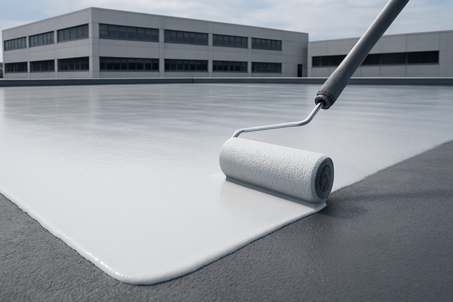 Manta líquida cria impermeabilização contínua sem emendas, elimina infiltrações em lajes e telhados e já substitui sistemas tradicionais em grandes áreas