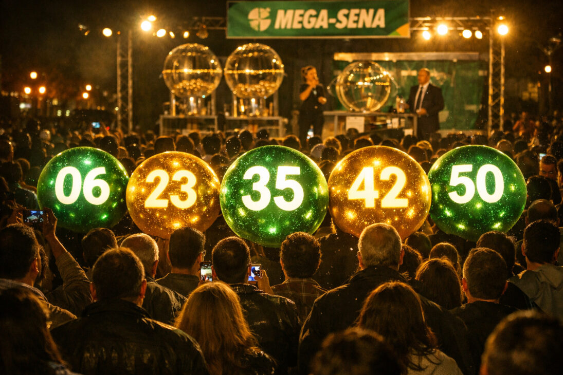 sorteo de la Mega de la Virada 2025 con premio de R$ 1 mil millones